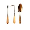 Brook & Hunter Combo-Harvest-SS-3 3-Piece Premium Harvest Garden Tool Combo Set