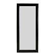 Brown Leather Framed Mirror By Wholesale Furniture