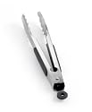 Martha Stewart Collection Soft Grip Tongs, 12" Gray