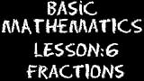 31yT95UNTIL. SL160  The Video Math Tutor: Basic Math: Lesson 6   Fractions   Part 1
