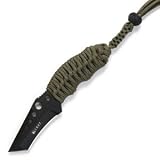 Columbia River Knife & Tool - Crawford Triumph N.E.C.K. Knife, Cord Wrapped, Kydex Sheath