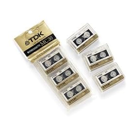 10 of TDK Dictaphone Tapes for Dictation 60 mins Micro Cassettes
