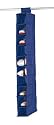 Wenko 4372050100 Multiorganizer Air mit 10 Fächern - für Socken, Wäsche, Handtücher, Schuhe, Klettverschluss zur Befestigung, 15 x 30 x 122 cm, blau