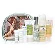 Caudalie Weekend Kit- Beauty elixir, instant foaming cleanser, body lotion, lip conditioner, cabernet shower gel, eye contour cream, energizing cream