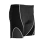 CW-X Men's Triathlon Running Shorts,Black/Grey Stitch,Medium