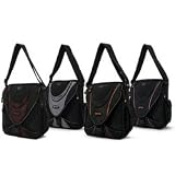Mini Messenger Black/Orange