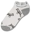 Pair of Schnauzer Short Socks - Great Gift for Dog Lover
