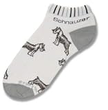 Pair of Schnauzer Short Socks - Great Gift for Dog Lover