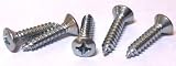 10 X 5/8 Self-Tapping Screws Phillips / Oval Head / Type AB / Steel / Zinc / 7,000 Pc. Carton