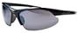 XS51 Sunglasses Wrap Style UV400 Lens for Baseball, Softball, Cycling, Canoeing, Kayaking and All Active Sports (Black & Silver)