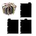 7gypsies 17769 Photo Carousel Cardstock Refill Pks Index 3 tabs Black EA 5 W X 6 3/4 h
