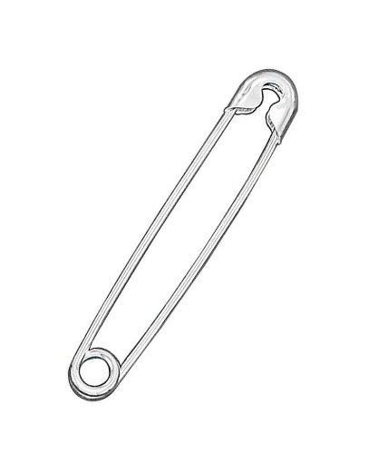 STERLING SILVER HP 47MM SAFETY PIN PIN