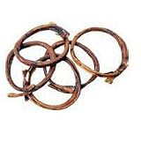 Bingo Buffalo Plain Bully Ring Dog Chew Treat- 4 diameter 12-count