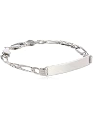14k Gold 6.1mm Womens ID Bracelet, 7"