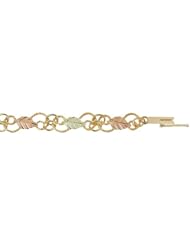 Black Hills Gold Jewelry by Coleman 7 Inch 10K Gold Bracelet