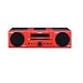 Yamaha MCR 040 Kompaktanlage (MP3-CD-Player, Apple iPod-Dock,  USB) rot