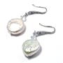 Beautiful Genuine Fresh Water Pearl Drop Hook Earrings on 925 Sterling Silver Hooks with Swarovski & Austrian Crystal Accents ~ Comes Gift Boxed
