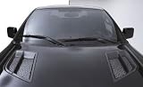 3dCarbon 691101 04-08 Ford F150 Urethane Hood Vent w/ Grille (Pair)