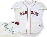 Roger Clemens Autographed / Signed Boston Red Sox Authentic White Jersey