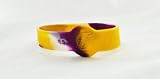 Los Angeles Lakers Tie Dye official NBA Team logo adult bracelet
