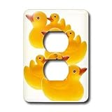 Rubber Duck - Rubber Ducks - Light Switch Covers - 2 plug outlet cover