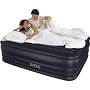 New 2009 Intex Rising Comfort Queen Raised Downy Airbed w/ Improved AC-Pump