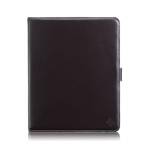 Simplism Leather Collection Flip Leather Case for iPad Chocolate Black