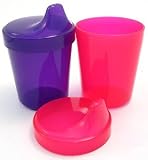 Griptight - 2 Water Beakers Pink & Purple