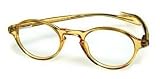 Board Stiff Reading Glasses by Eyebobs - Amber Crystal