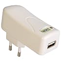 Artwizz PowerPlug Steckdose auf USB-Ladegerät für alle iPods und per USB aufladbare MP3-Player weiss