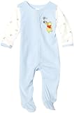 Disney Baby-Boys Infant Solid Ground Printed Sleeves Sleep And Play Pooh Shirt