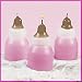 12 Pink Baby Bottle Candles (3 In)