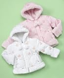 KC Collections Little Girl Heart Puffer Jacket