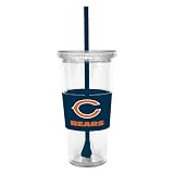 NFL Chicago Bears Lidded Cold Cup with Straw