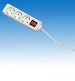 Eigenschaften Unitec  / 3-fach Tischsteckdose mit Schalter weiß 1,4m (Schuko) 16A/240V