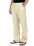 Men's Straight Leg Linen Pants
