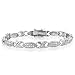 Sterling Silver 1.00 Carat Diamond Bracelet - 7.2