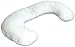 Leachco Snoogle Half-Time Flexible Total Body Pillow, Ivory