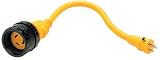 Marinco Marine Electrical Shore Power Pigtail Adapter, Yellow