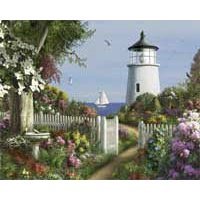 To the Lighthouse 1000 pc Jigsaw Puzzle by White Mountain