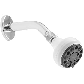 Delta Faucet 75450WH Four-Spray Shower Head, White