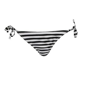 Click here to buy 99 Degrees Striped Side Tie Bikini Swim Bottom by 99 degrees.