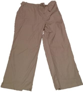 Prism Medical Men's Half Elastic/Drawstring 2Side Pocket Scrub Pant 3XL Khaki