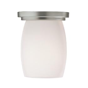 Contemporary Opal Glass 5 Wide Ceiling Light Fixture by Kichler