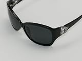 Crystal black frame Sunglasses by Jimmy Crystal