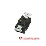 アメリカン電機 埋込コンセント 引掛形 (30A/接地形 2P/125V) 黒色 3310-L5