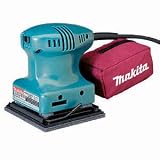 Makita BO4552KX 1.6 Amp 1/4 Sheet Sander with 15 Sheets of Sandpaper