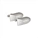 Elements Stainless Steel and White Diamond Cuff Link