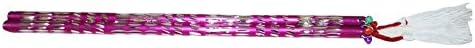 Trinkets Dandiya Handcrafted Purple Set of 2 Pcs Decorative Aluminium Material Navratri Sticks Gujarati Festival Gift Items