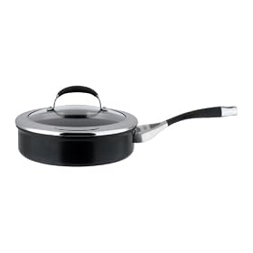 Circulon Elite Hard Anodised Covered Saute Pan, 24 cm, 2.8 Litre